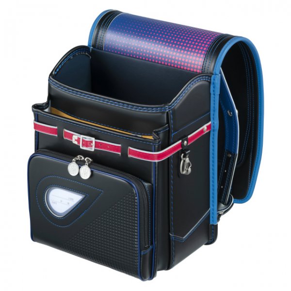 フィットちゃんランドセルアスリートボーイ(クロ×レッド)安ピカッタイプ