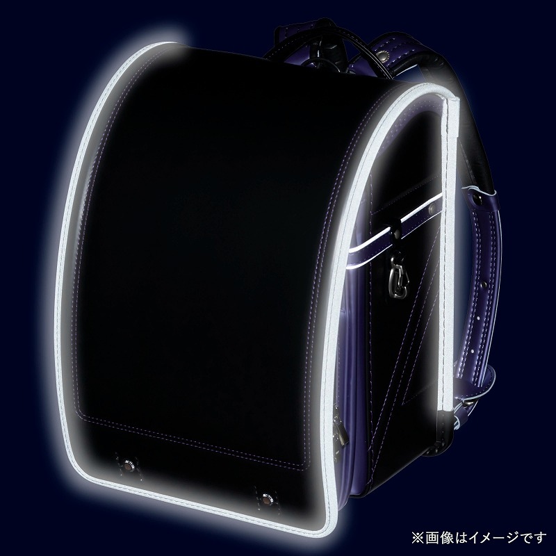 フィットちゃんランドセル ストリートファイン(クロ×パール