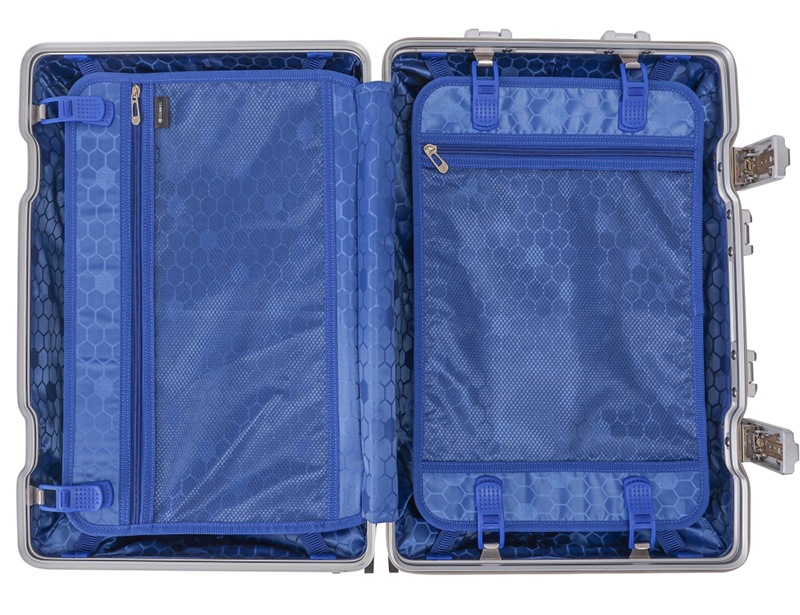 Glacier　スーツケース　ADL-G　Mサイズ　シルバー　ブラック　クリーム　60リットル　キャリーケース　静音キャスター　TSAダイヤル式パッチン錠