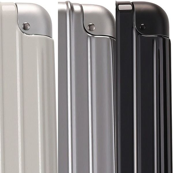 Glacier スーツケース ADL-G Lサイズ シルバー ブラック クリーム 90