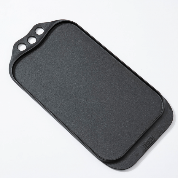 CHUMSリバーシブルグリルプレート オーバル鋳鉄製 鉄板 CHUMSリバーシブルグリルプレート オーバル鋳鉄製 鉄板