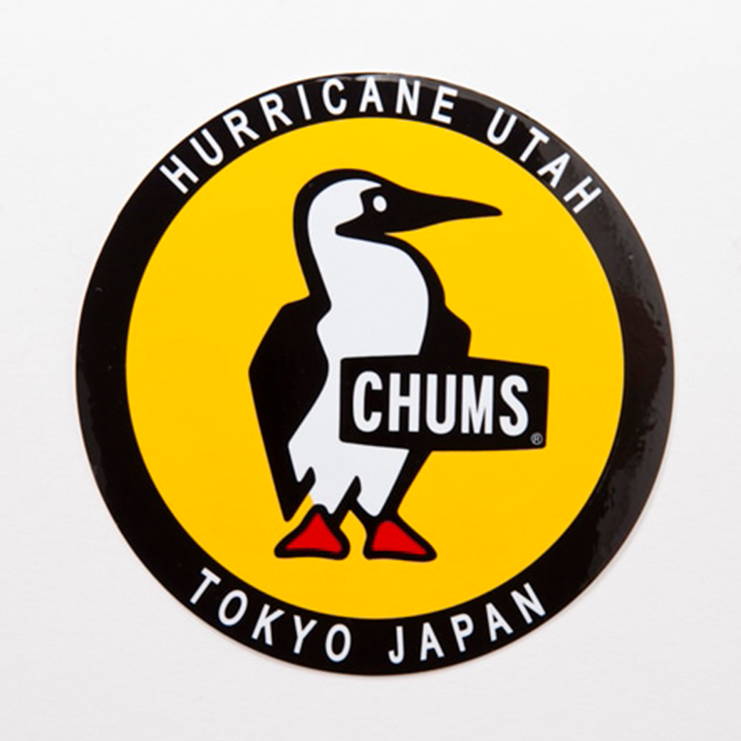 CHUMS（チャムス）ステッカーラウンドブービーバード（ステッカー｜ワッペン）Sticker Round Booby Bird