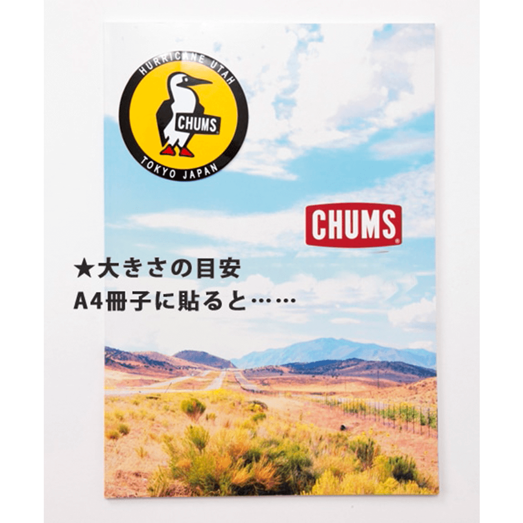 CHUMS（チャムス）ステッカーラウンドブービーバード（ステッカー｜ワッペン）Sticker Round Booby Bird