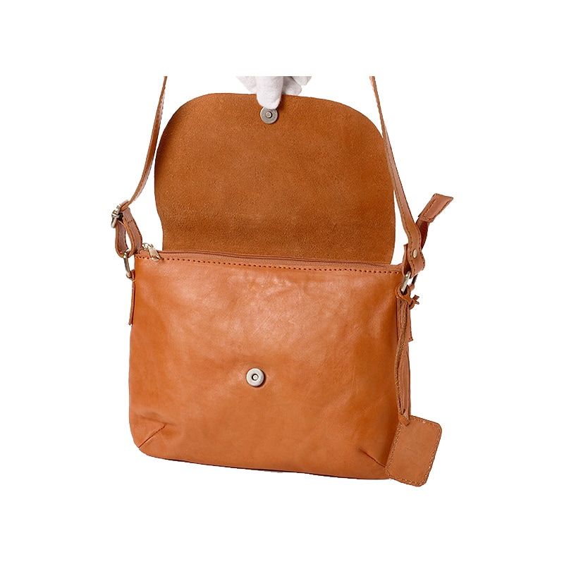 fes（フェス）本革ショルダーバッグブラウンB5