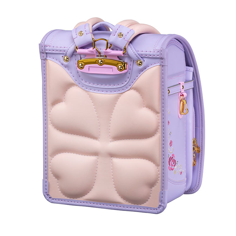 フィットちゃんランドセルロイヤルローズプルミエール(ぺールラベンダー×ぺールラベンダー)安ピカッタイプ＋楽ッション　