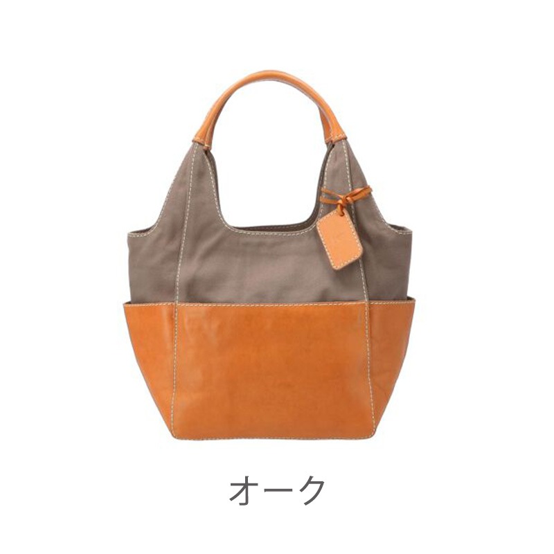 fes（フェス）キャンバス×本革ハンドバッグカウレザー
