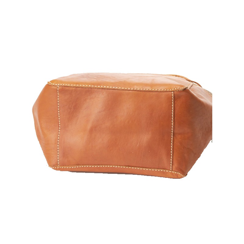 fes（フェス）キャンバス×本革ハンドバッグカウレザー