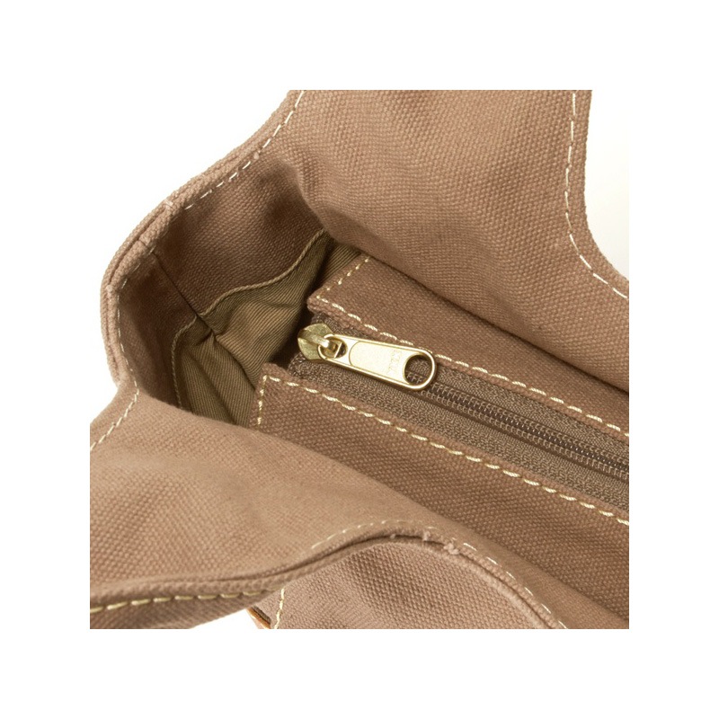 fes（フェス）キャンバス×本革ハンドバッグカウレザー