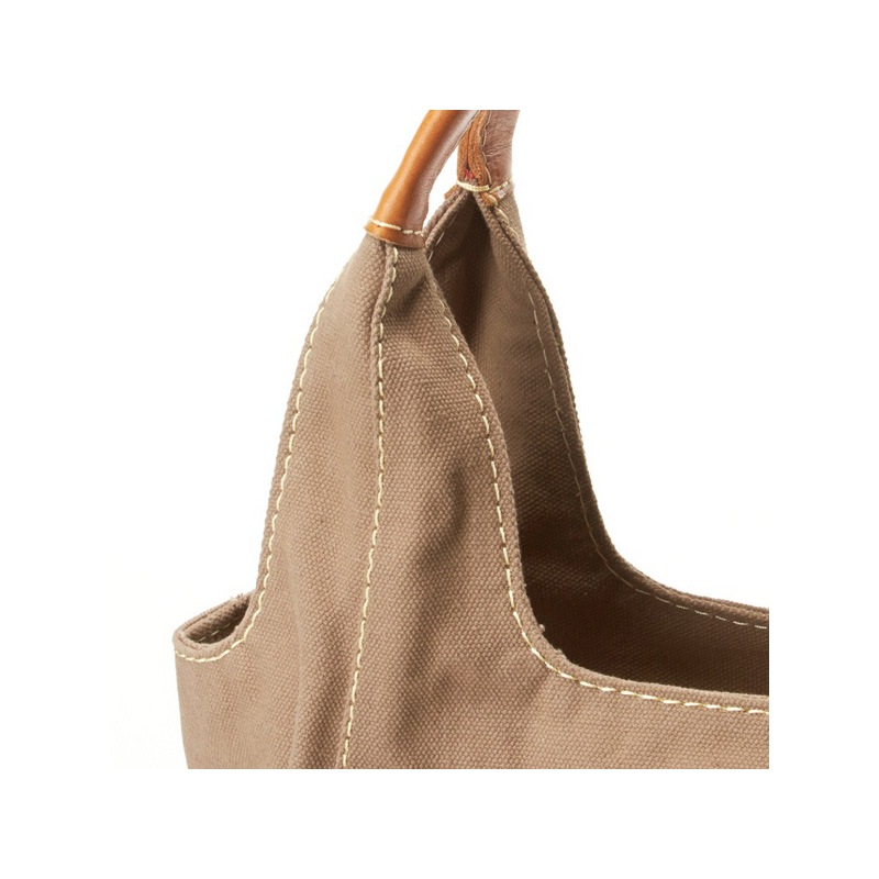 fes（フェス）キャンバス×本革ハンドバッグカウレザー