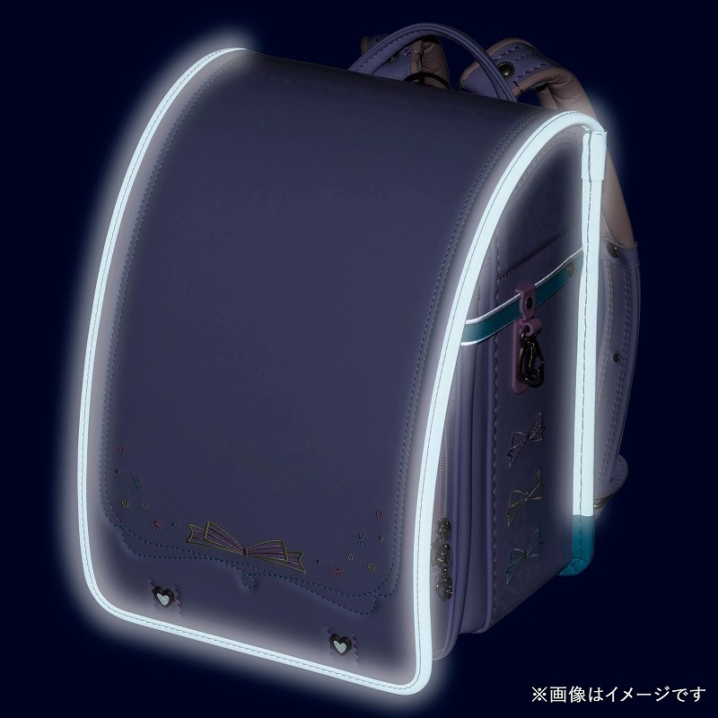 フィットちゃんランドセルパステルガール(ペールラベンダー×アクア)安ピカッタイプ＋楽ッション