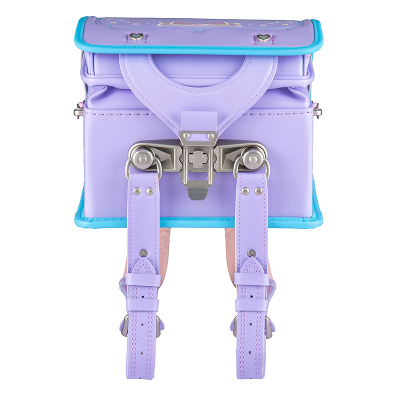 フィットちゃんランドセルパステルガール(ペールラベンダー×アクア)安ピカッタイプ＋楽ッション