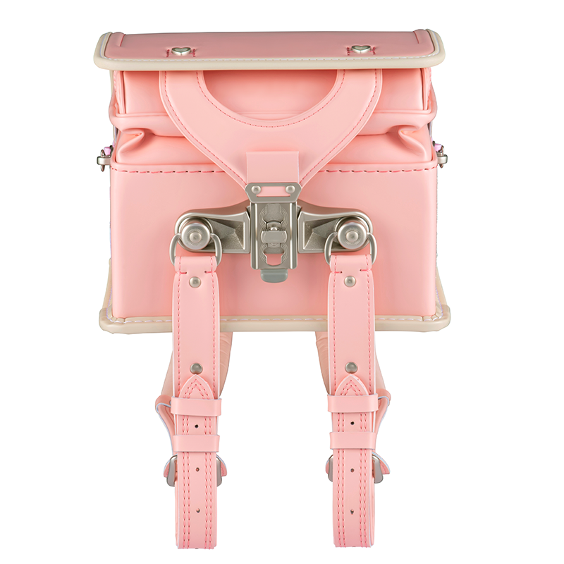 フィットちゃんランドセルあい・愛ティアラ(ペールピンク・ベージュ)安ピカッタイプ＋楽ッション