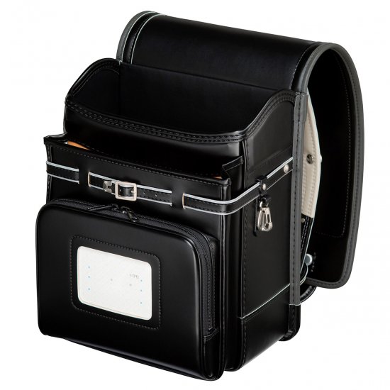 フィットちゃんランドセルタフボーイ(クロ×メタルグレー)安ピカッタイプ