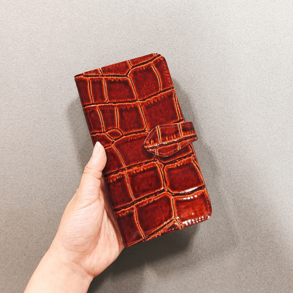 sledge（スレッジ）Lux croco（ラックスクロコ）サイドスナップスマホケース