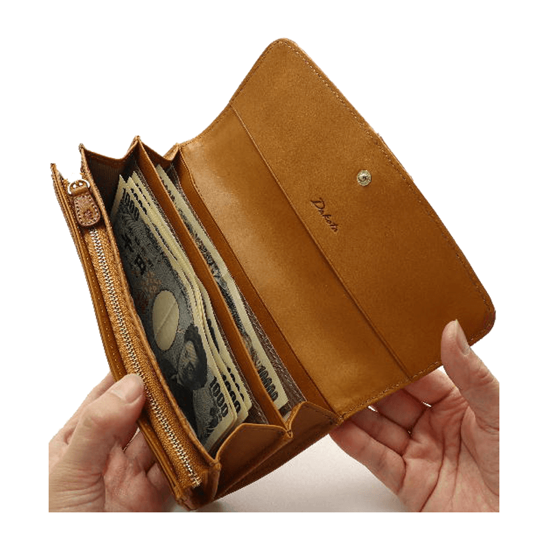 Dakota（ダコタ）ミモザかぶせ長財布