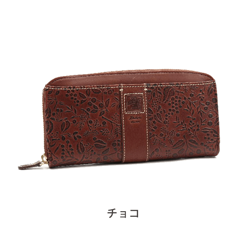 Dakota（ダコタ）ミモザラウンドファスナー長財布