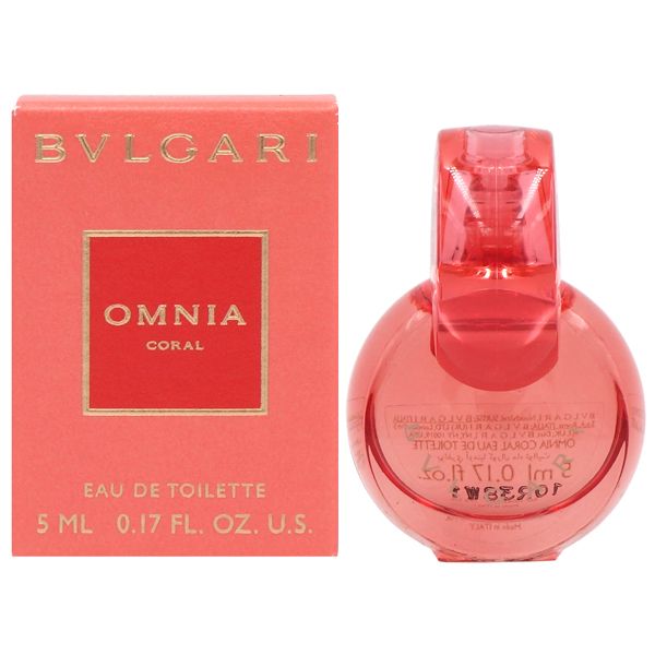 ブルガリ】オムニア コーラル EDT-BT 5ml【ミニ香水 ミニボトル