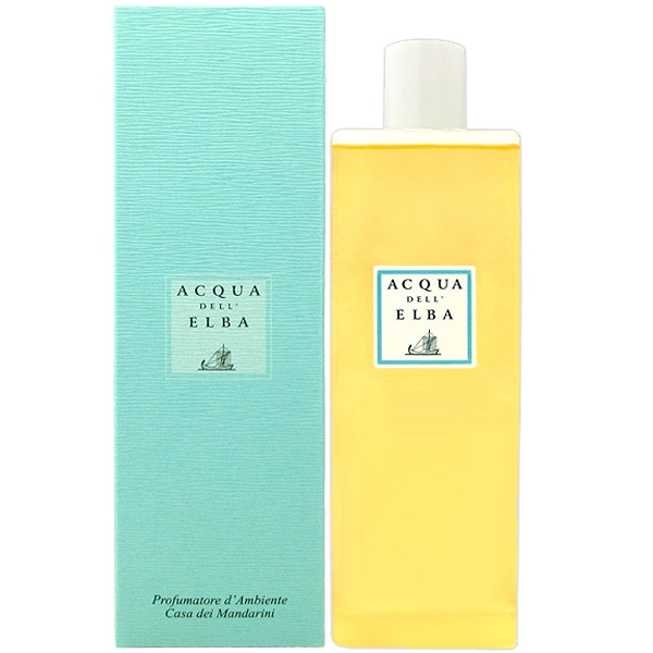 【アクアデルエルバ】リードディフューザー カーサ ディ マンダリーニ リフィル (詰替え用) 500ml ACQUA DELL'ELBA Casa Dei Mandarini home fragrances