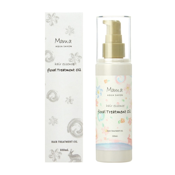 ママ アクアシャボン MAMA AQUA SAVON フローラルトリートメントオイル フラワーアロマウォーター 100ml hair essence floral treatment oil【送料無料】