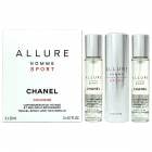 ͥ CHANEL 塼  ݡ ˥ȥ٥륹ץ졼 EDT 20ml3̵Allure Homme Sport Cologne Travel Spray