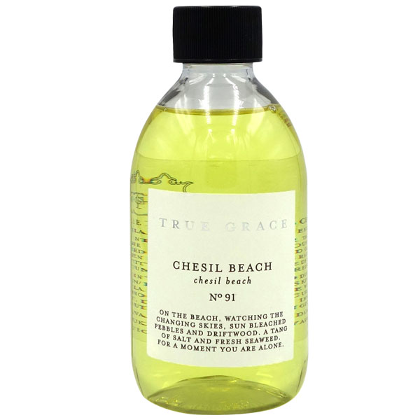 《アウトレット》トゥルーグレイス TRUE GRACE ルームディフューザー NO.91 チェシルビーチ リフィル 250ml 詰め替え用 VILLAGE CHESIL BEACH