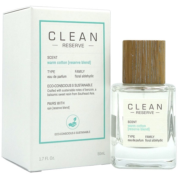 クリーン CLEAN リザーブ ウォームコットン EDP SP 50ml【送料無料