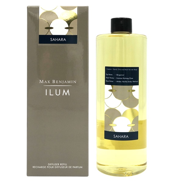 置物 Max Benjamin ILUM SAHARA ILUM ラージディフューザー SAHARA 1500mL（スティック付