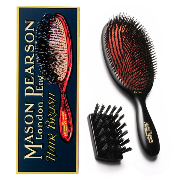メイソンピアソン MASON PEARSON エクストララージブリッスル ダーク・ルビー(ヘアブラシ 猪毛100%)【送料無料】