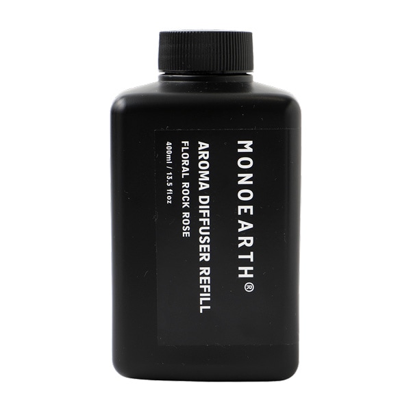 モノアース MONOEARTH アロマディフューザー フローラル ロック ローズ リフィル 詰替え用 400ml