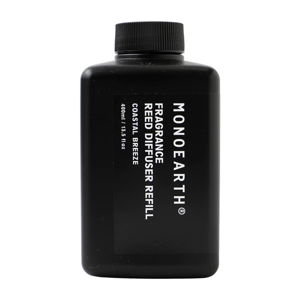 モノアース MONOEARTH フレグランスリードディフューザー コースタルブリーズ リフィル 詰替え用 400ml Coastal Breeze