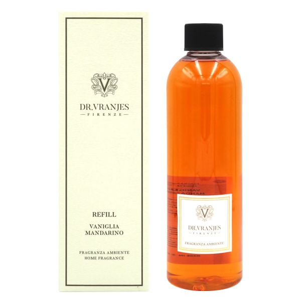 ドットール・ヴラニエス リードディフューザー バニラ マンダリン(VANIGLIA MANDARINO) リフィル (詰替え用) 500ml【送料無料】