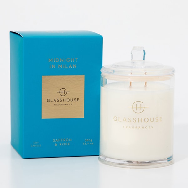 グラスハウス GLASSHOUSE アロマキャンドル ラージ ミラン 380g
