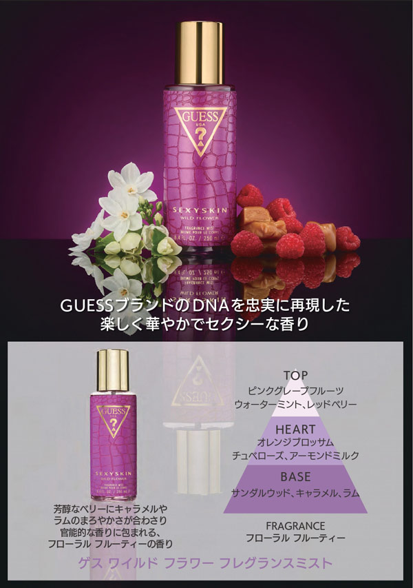 ゲス GUESS セクシースキン ワイルドフラワー フレグランスミスト
