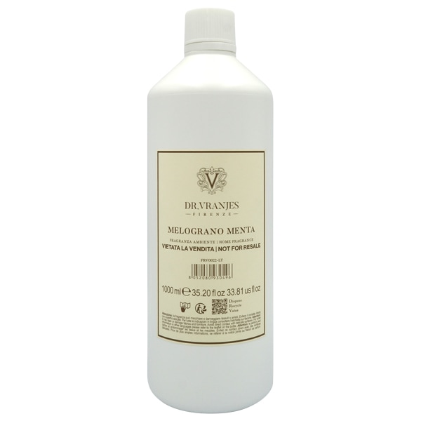 ドットール・ヴラニエス DR. VRANJES リードディフューザー ザクロ ミント (MELOGRANO MENTA) リフィル (詰替え用) 1000ml【訳あり・テスター・未使用品】