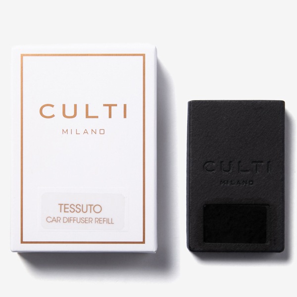 クルティ CULTI レザーブラック TESSUTO テシュート カーディフューザー リフィル