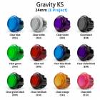 �ڥϥ���߼� 24�� ���ꥢ ñ�ʡ�Qanba Gravity KS ������� ����ӥƥ� KS �ᥫ�˥��륹���å� ���������� �ܥ��� 24mm E Project �ʥ������ȡ����쥯�ȥܥ��󥵥����˹�®�쥹�ݥ� ���� 0.8mm �����ٽ� 45cN ��˥� �Ž��� 48dB �ѵ��� 7000���� �������ॢ���ȥ���б�