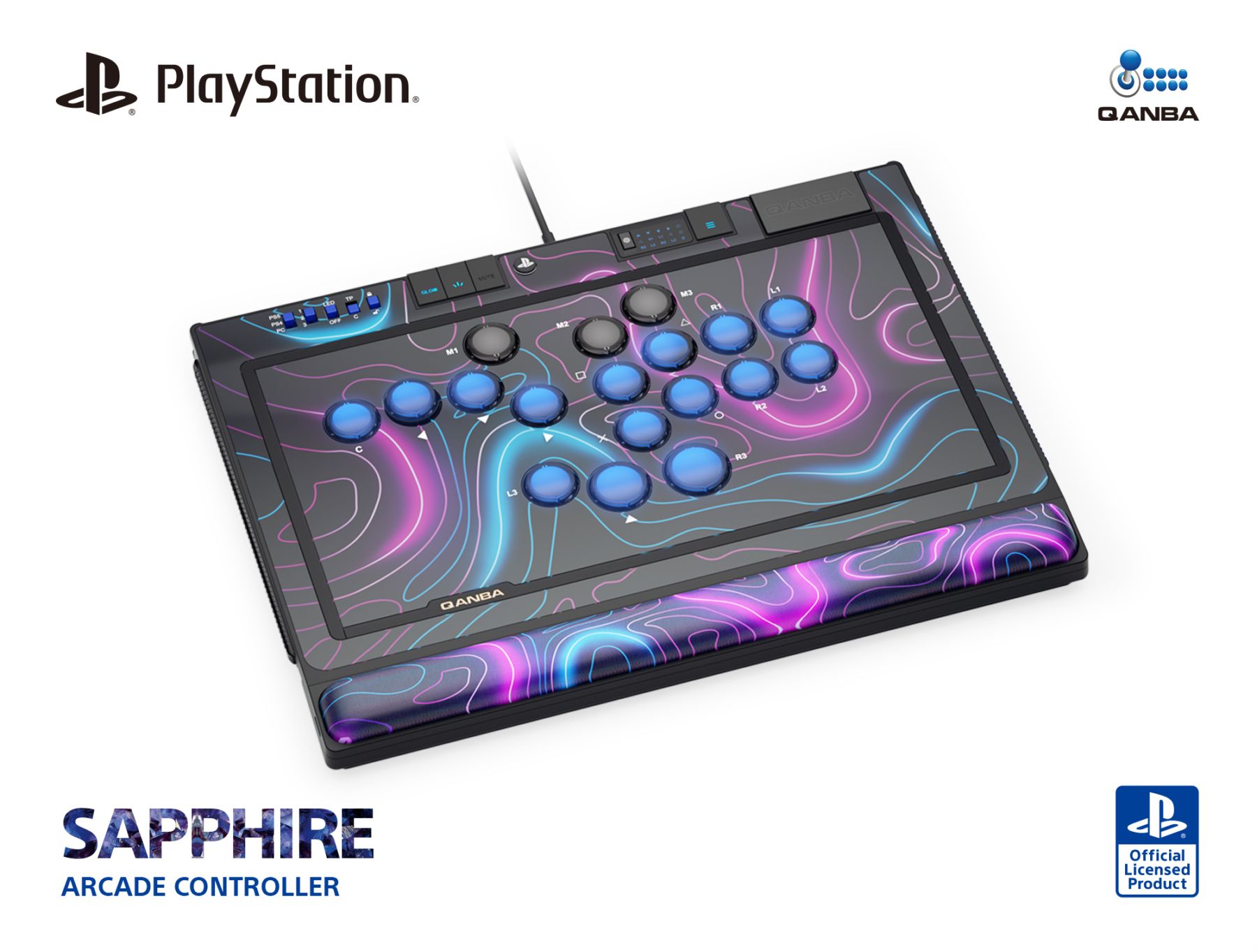 QANBA Sapphire レバーレスコントローラ Qanba Sapphire Arcade Controller クァンバ サファイア