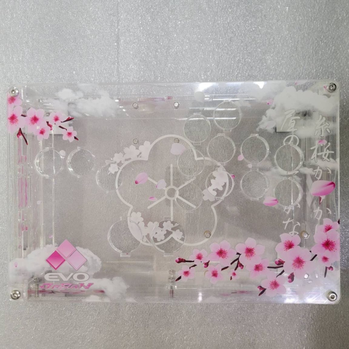 ARCADE SHOCK AS TRAVELER ACRYLIC CONTROLLER CASE EVO Japan SAKURA