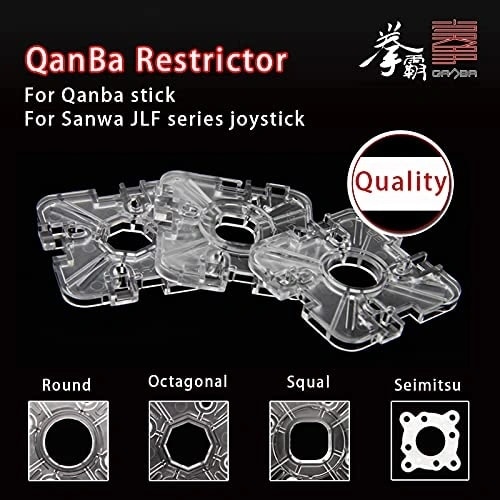 Qanba Restrictor Plate for Sanwa and Qanba Joystick 三和電子および