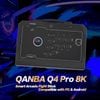 [�ץ쥪������] Qanba Q4 RAF Pro 8K Arcade Fight Stick ������� Q4 �ץ� 8K ���������� �ե����� ���ƥ��å� (PC�б�) 8000Hz �ݡ���󥰥졼�� Ķ��®�쥹�ݥ� 11�ܥ��� �����������ϥޥåԥ� OLED��˥��� ͭ��/2.4G/Bluetooth��³ �����Ż����ܥ���/��С�����  ��Ŭ�ޡ���������