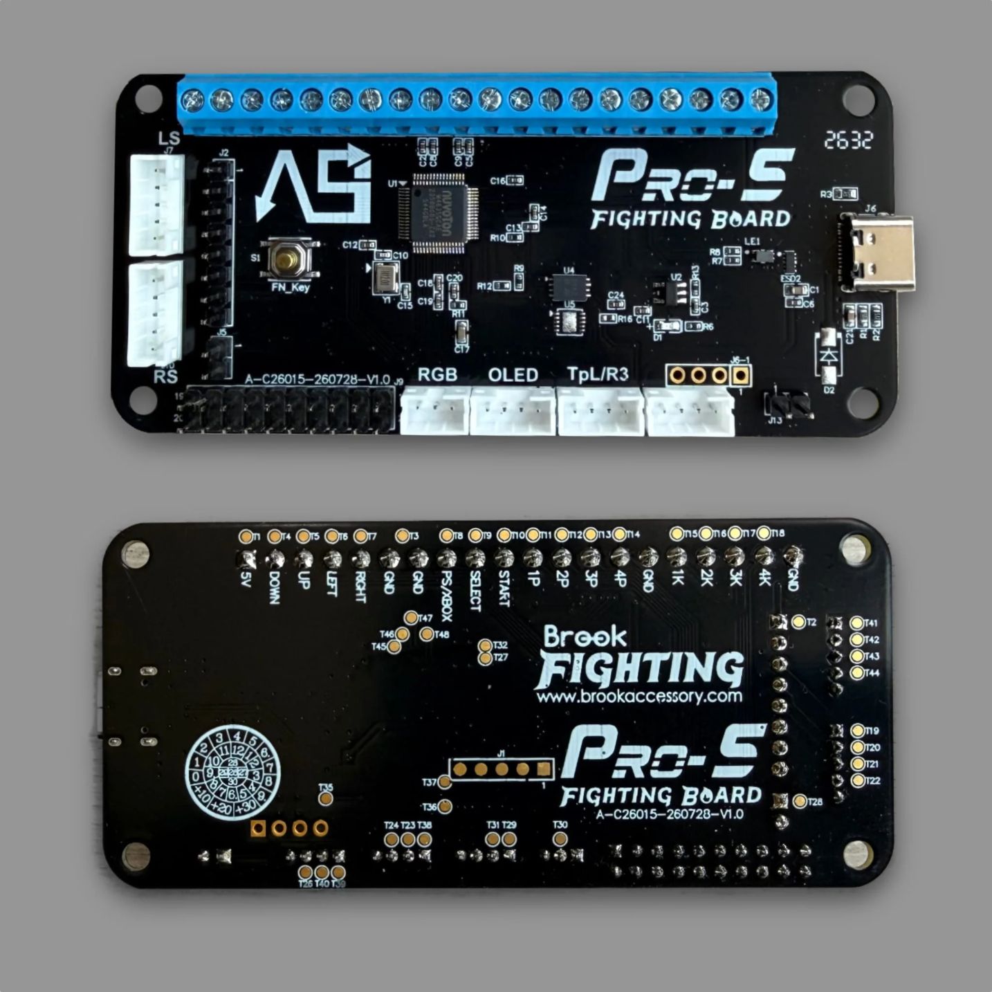 ASI Pro-5 Brook Fighting Board PCB アーケード スティック