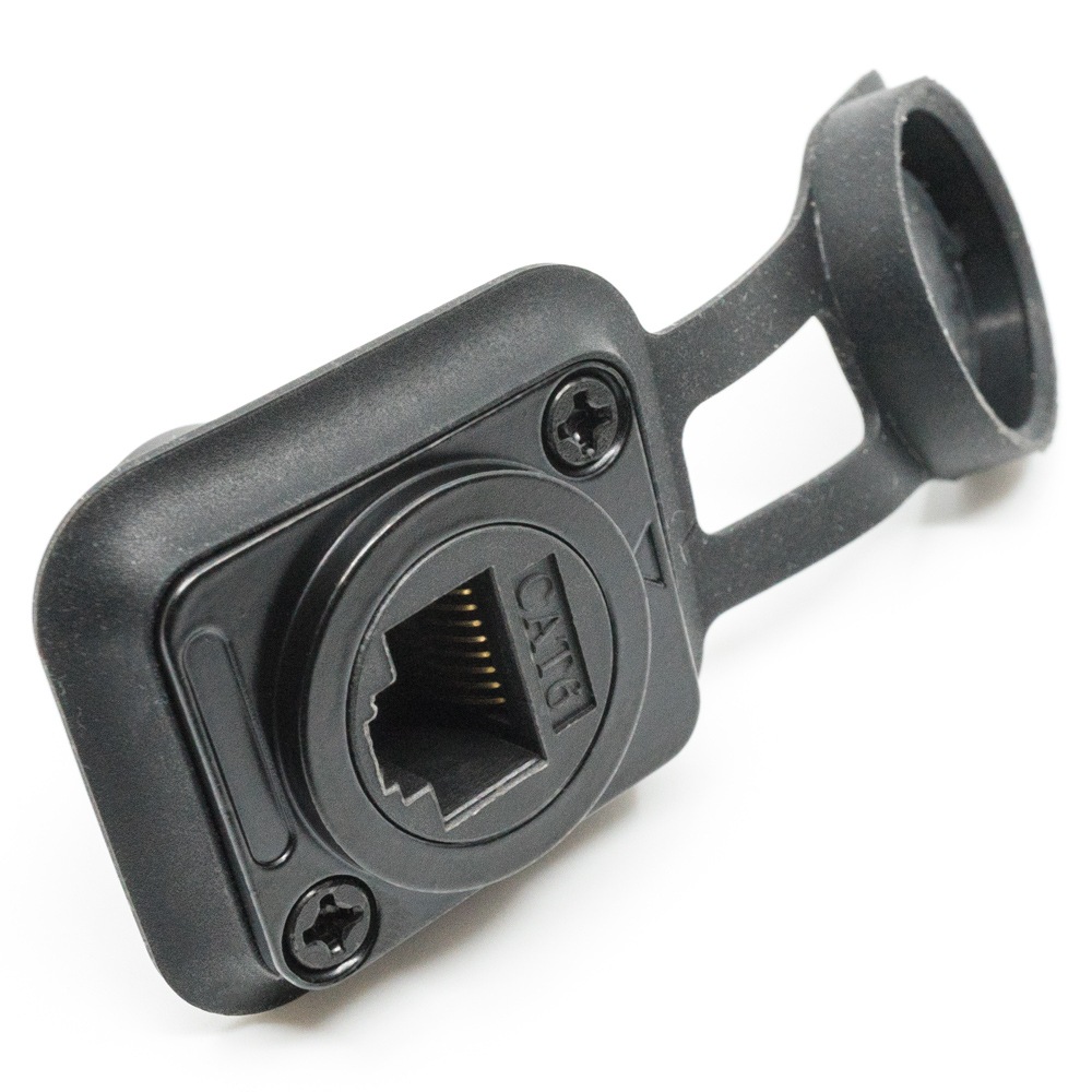 ARCADE SHOCK EX GEAR RJ45 Pass Through Connector CAT6 Rated Metal Body ���������� ����å� EX ���� RJ45 �ѥ����롼 ���ͥ����� ���ƥ��꡼6�б� �᥿��ܥǥ���