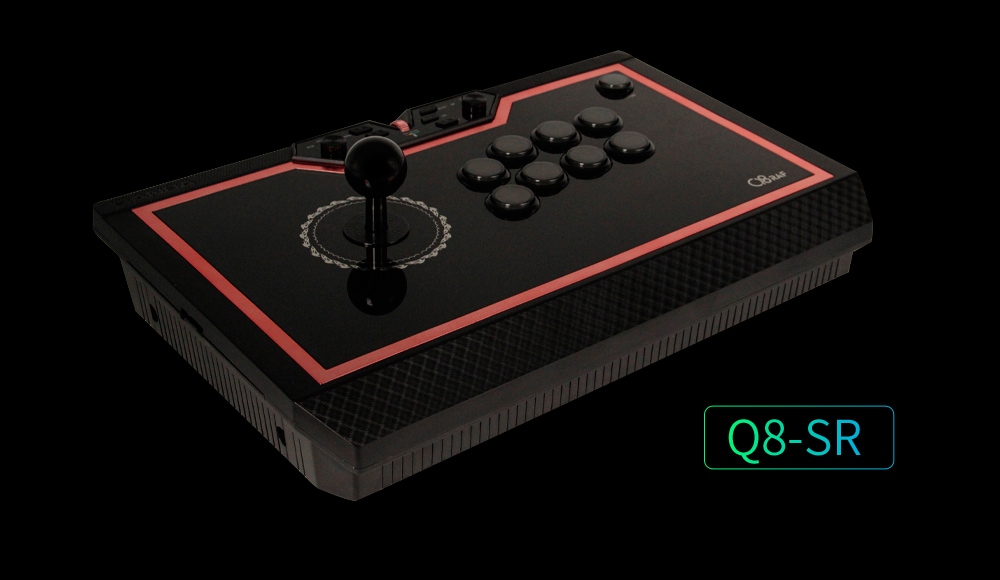 LEDŲܥ Qanba Q8 Silent Button Arcade Joystick  Q8 Ųܥ  祤ƥå (PCб) Gravity KS RGB LED Ųܥ & Ż JLF СܤŲܥǥ Q8-SR