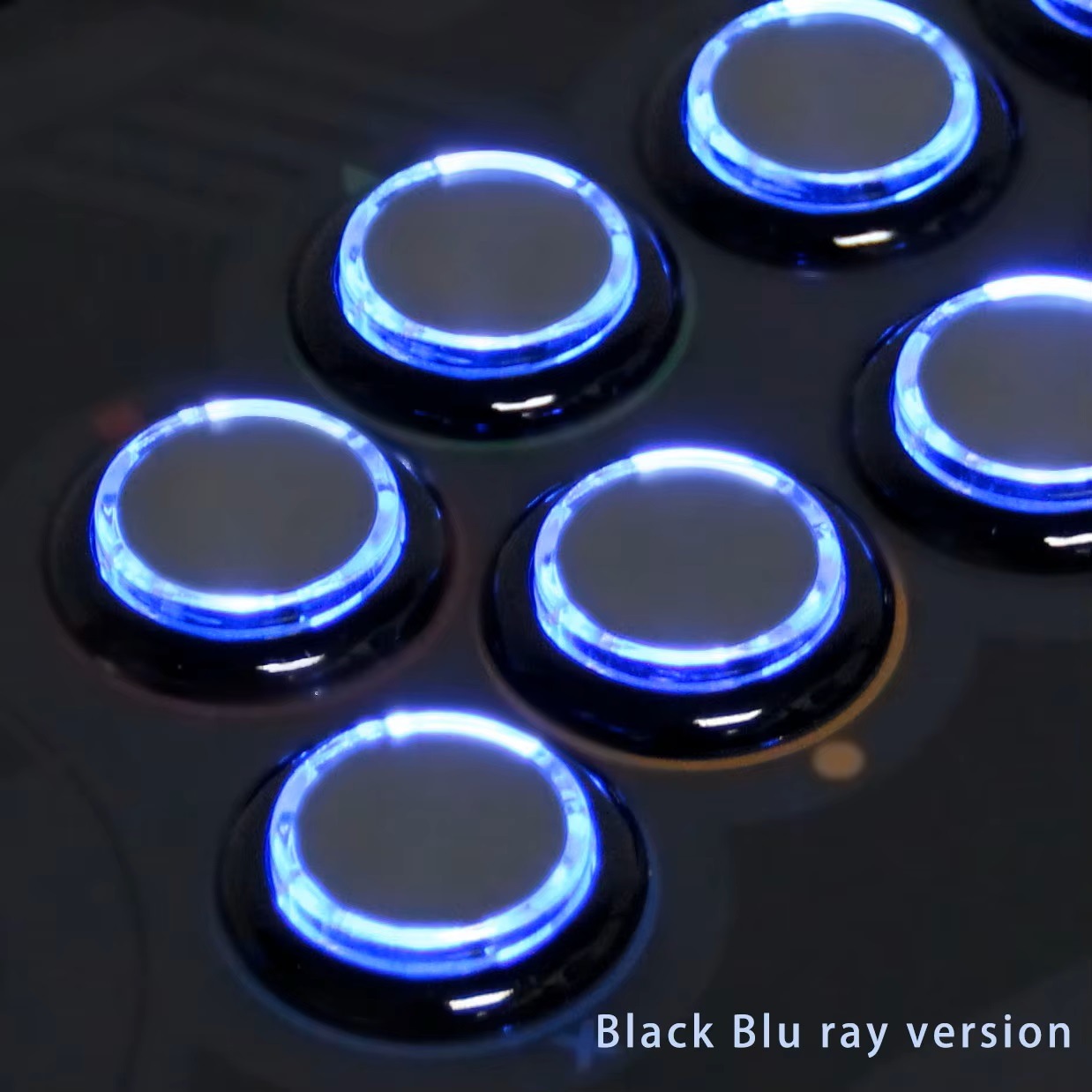�ڥϥ���߼� LED 30�� ñ�ʡ�Qanba 30mm LED Arcade Button with Blue LED ������� 30mm LED ����ߥ͡������ ���������� �ܥ��� �֥롼 LED