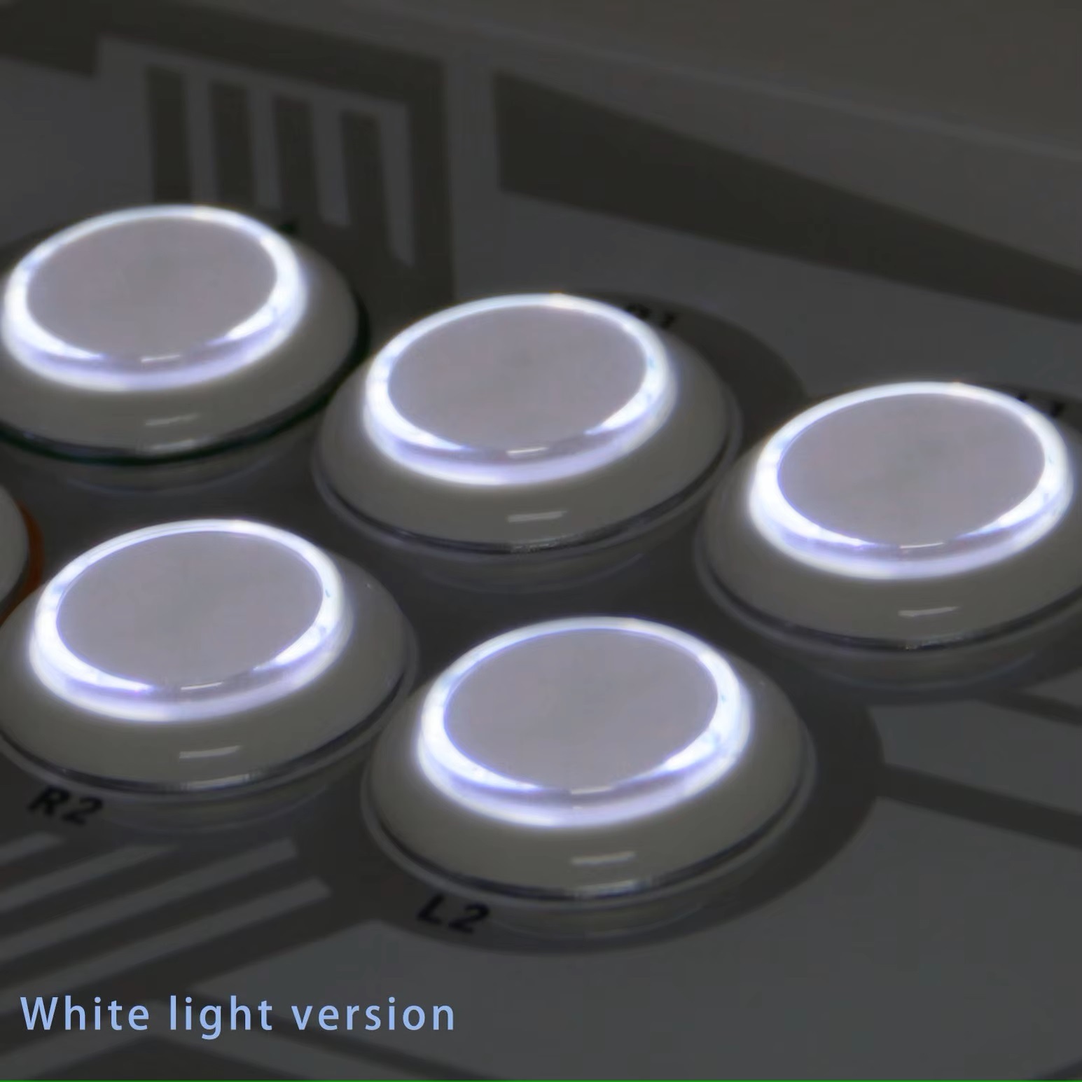 ハメ込み式 LED 30φ 単品】Qanba 30mm LED Arcade Button with