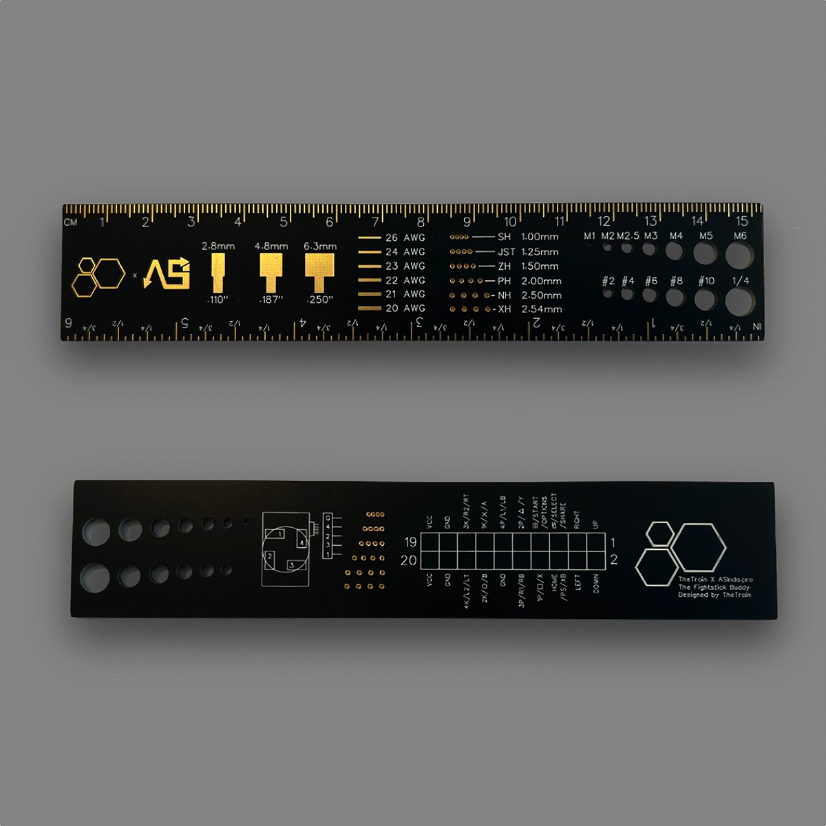 ASI FightStick Buddy Ruler by "TheTrain" ���������� ���ƥ��å� ����ɥͥ��� �ե����ȥ��ƥ��å� �Хǥ� �롼�顼