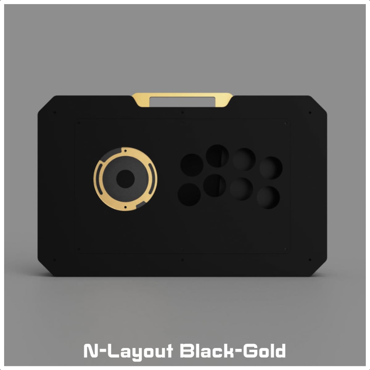 ASI VM6R アケコンケース 有機ELモニター付] ASI VM6R Case S Layout アーケード