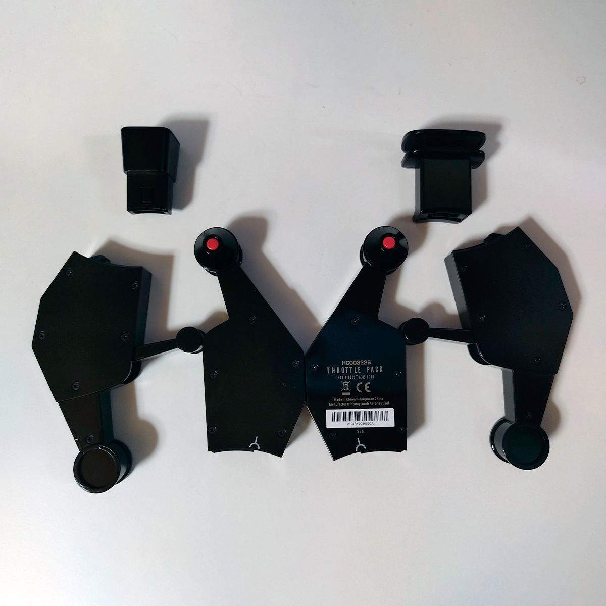 Honeycomb Aeronautical THROTTLE PACK FOR Airbus™ A319 – A380 �ϥ˥��२�����Ρ��ƥ����� ���� ���ץ����ѡ��� �����åȥ� �ѥå� �ե��� �����Х�™ A319 – A380 �����Х������Ե�������ڤ���롢BRAVO THROTTLE�Υ��ץ����ѡ��� HC003226