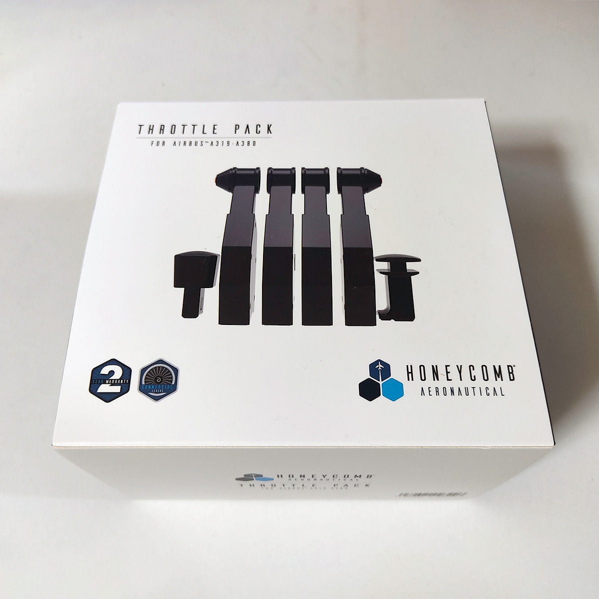 Honeycomb Aeronautical THROTTLE PACK FOR Airbus™ A319 – A380 �ϥ˥��२�����Ρ��ƥ����� ���� ���ץ����ѡ��� �����åȥ� �ѥå� �ե��� �����Х�™ A319 – A380 �����Х������Ե�������ڤ���롢BRAVO THROTTLE�Υ��ץ����ѡ��� HC003226