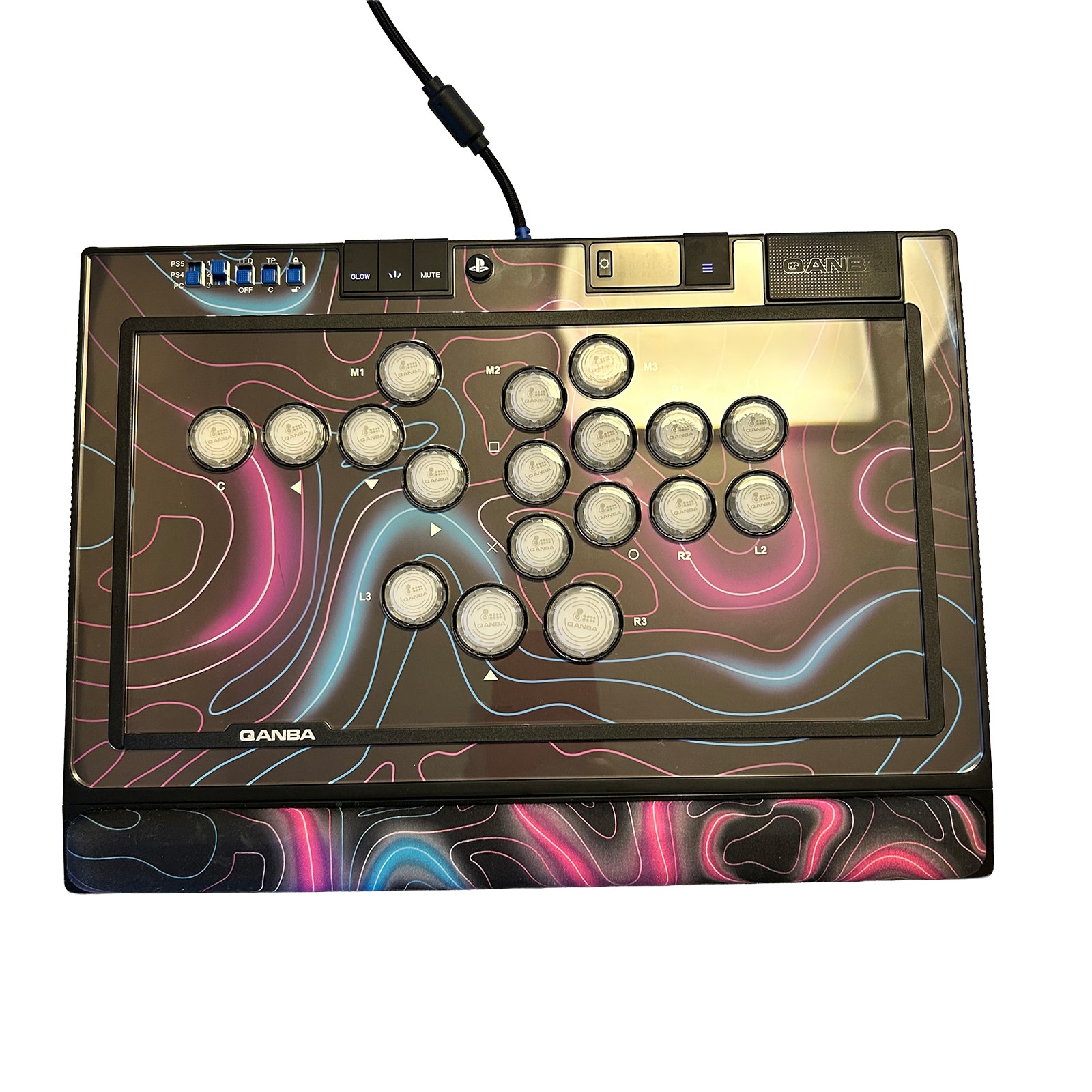 Qanba Sapphire S1 Arcade Controller Button Cap Kit クァンバ